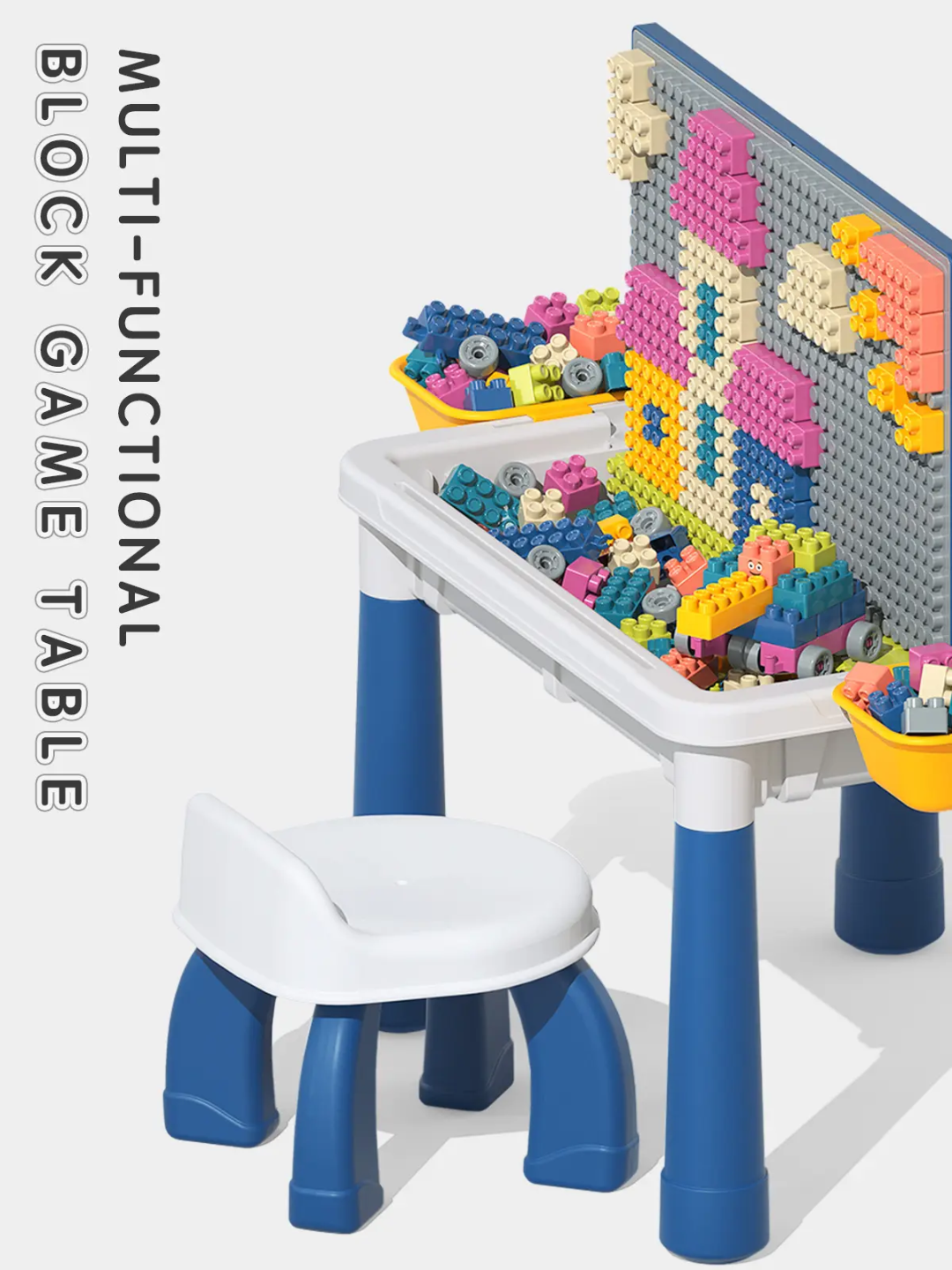 Multi-Functional Block Game Table