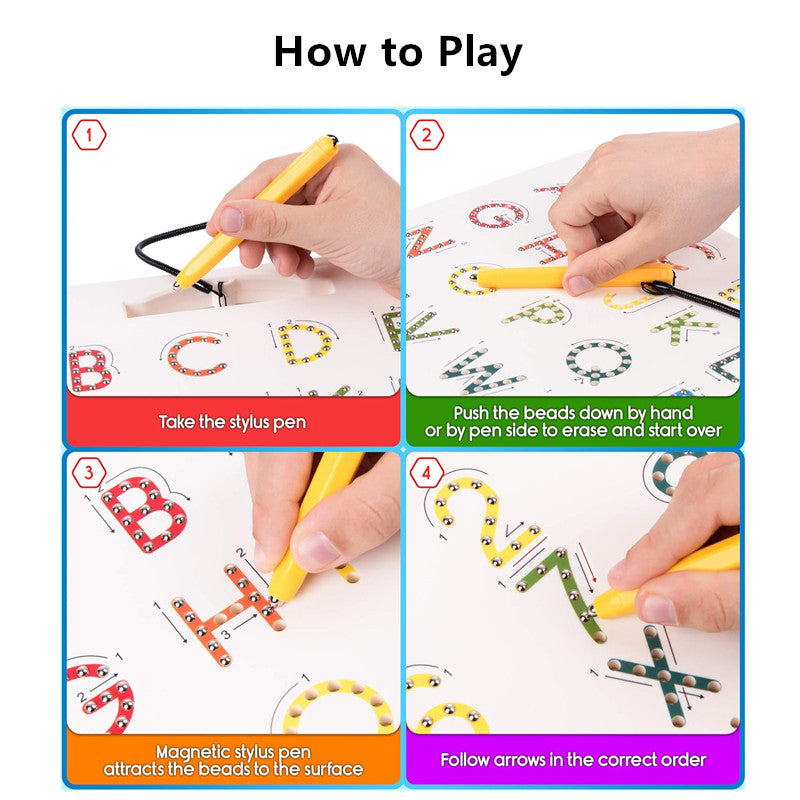 MAGNETIC STEEL BALL DRAWING BOARD