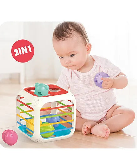 BABY RATTLE - IBI-IRN 2 In 1 Shape Sorting Box