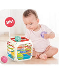BABY RATTLE - IBI-IRN 2 In 1 Shape Sorting Box