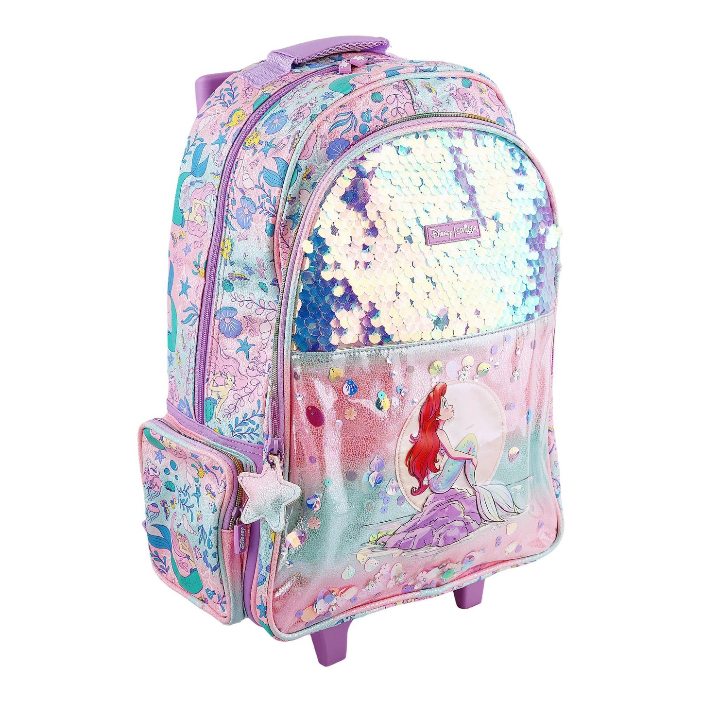 🧜‍♀️🎒 Original 17 Inch Mermaid School Backpack – Grade 1 to 5 Girls ✨🌈