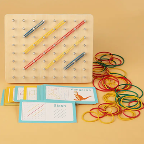 Graphics Rubber Tie Nail Boards with Cards