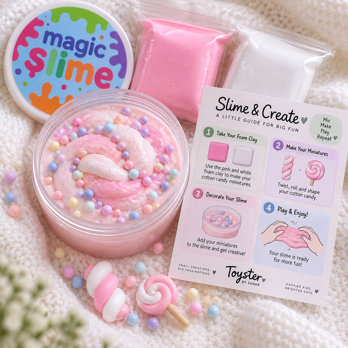 ☁️ Cotton Candy Cloud Slime ☁️