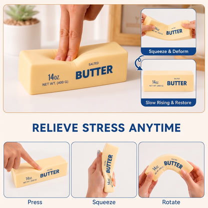 Jumbo Butter Bar Squishy – Fun Stress Relief Toy