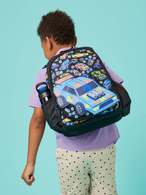Smiggle Black Playtime Character Backpack