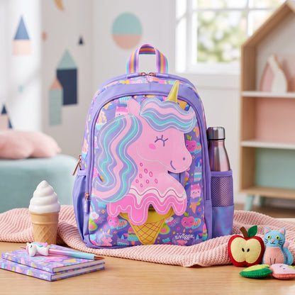 💜🎒 Smiggle Purple Junior Happy Tales Character Backpack ✨🦄