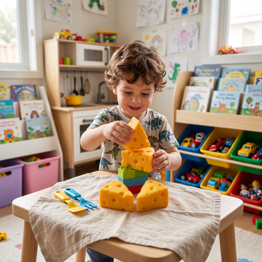 Cheese Squishy – Fun Sensory Fidget Toy!