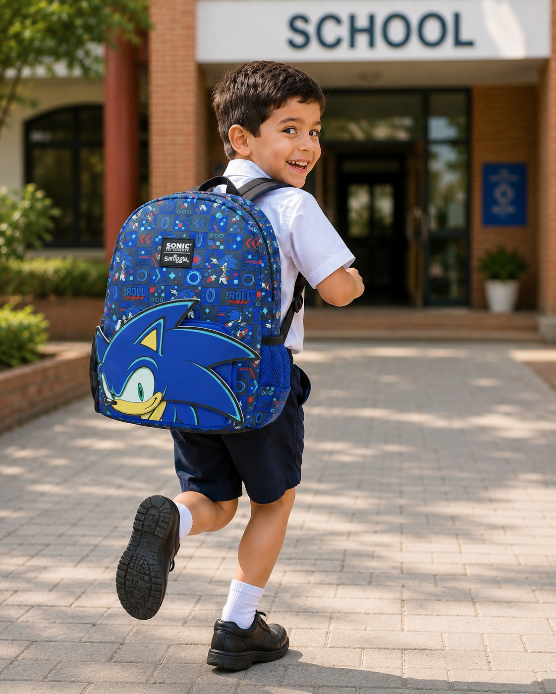 Original 17 Inch Sonic School Bagpack