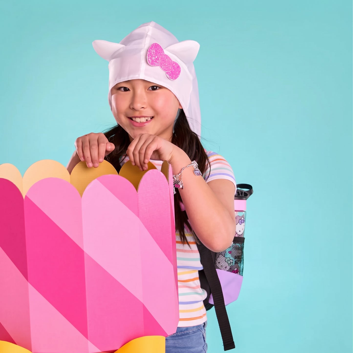 🎀🎒 Hello Kitty Kids School Backpack – 14 Inch ✨🌸