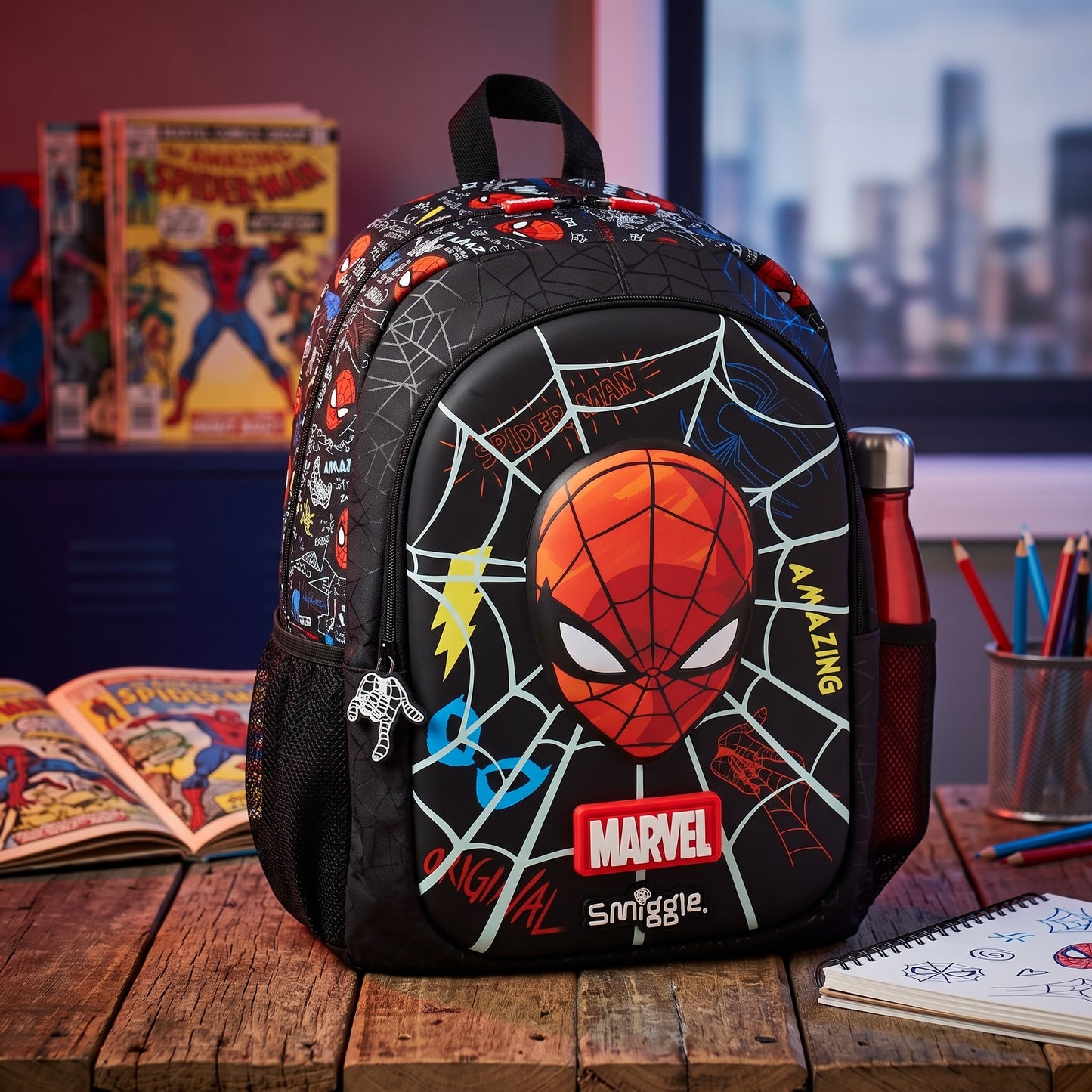 🕷️🕸️ Spider-Man Classic Backpack 🎒✨