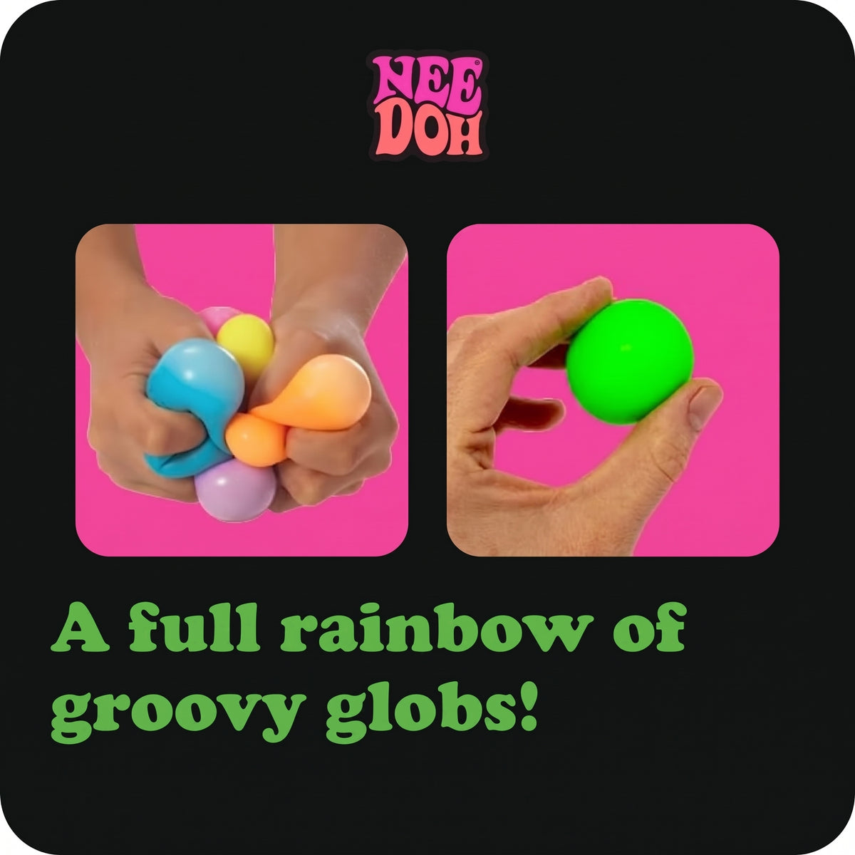 Rainbow Teenie Squishy Globs – Fun Sensory Fidget Toy