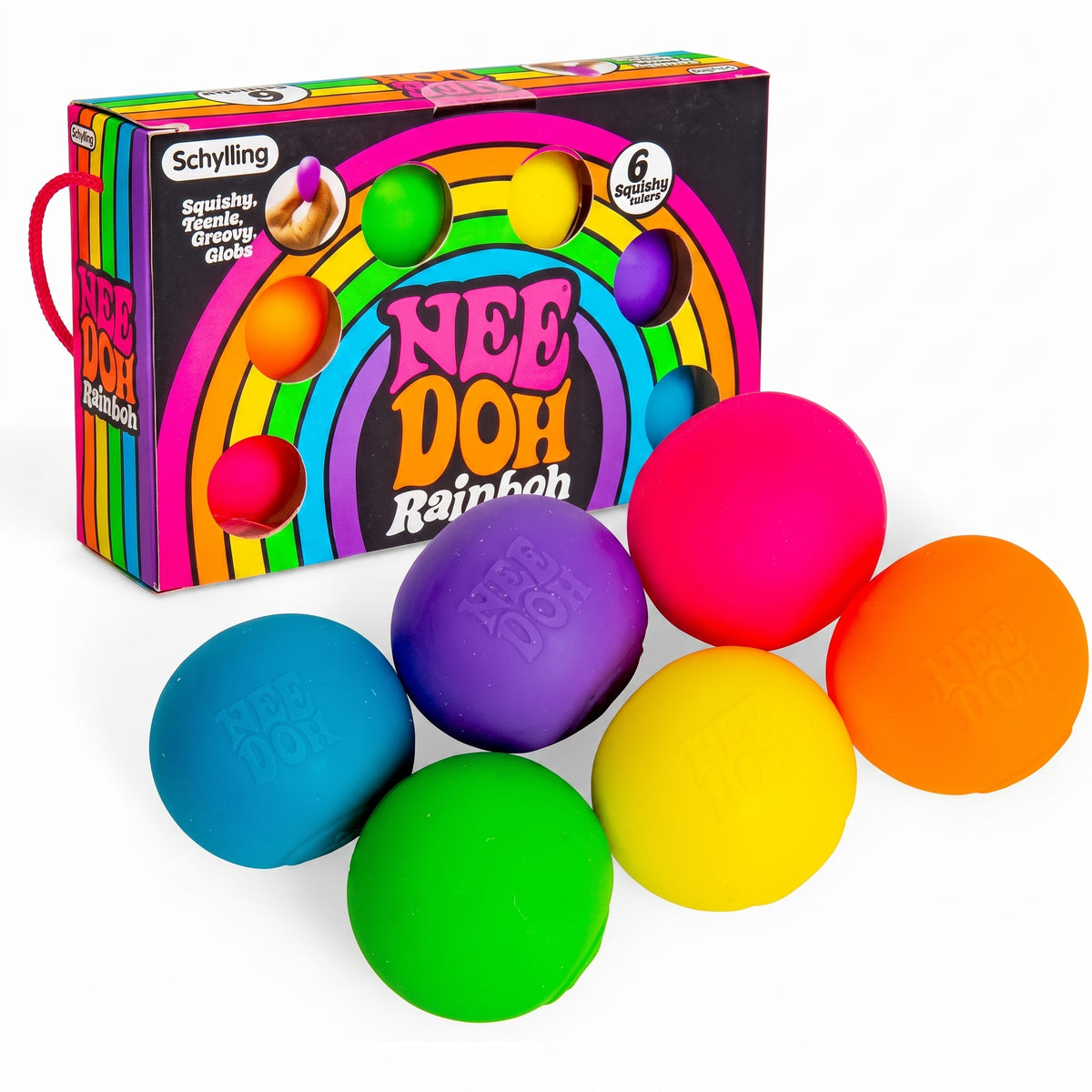 Rainbow Teenie Squishy Globs – Fun Sensory Fidget Toy