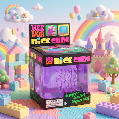 NeeDoh Nice Cube Squishy – Fun Sensory Fidget Toy