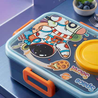 🚀🍱 Space Secret Kids Lunch Box – 800ml 🌌✨