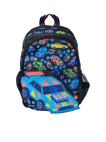 Smiggle Black Playtime Character Backpack