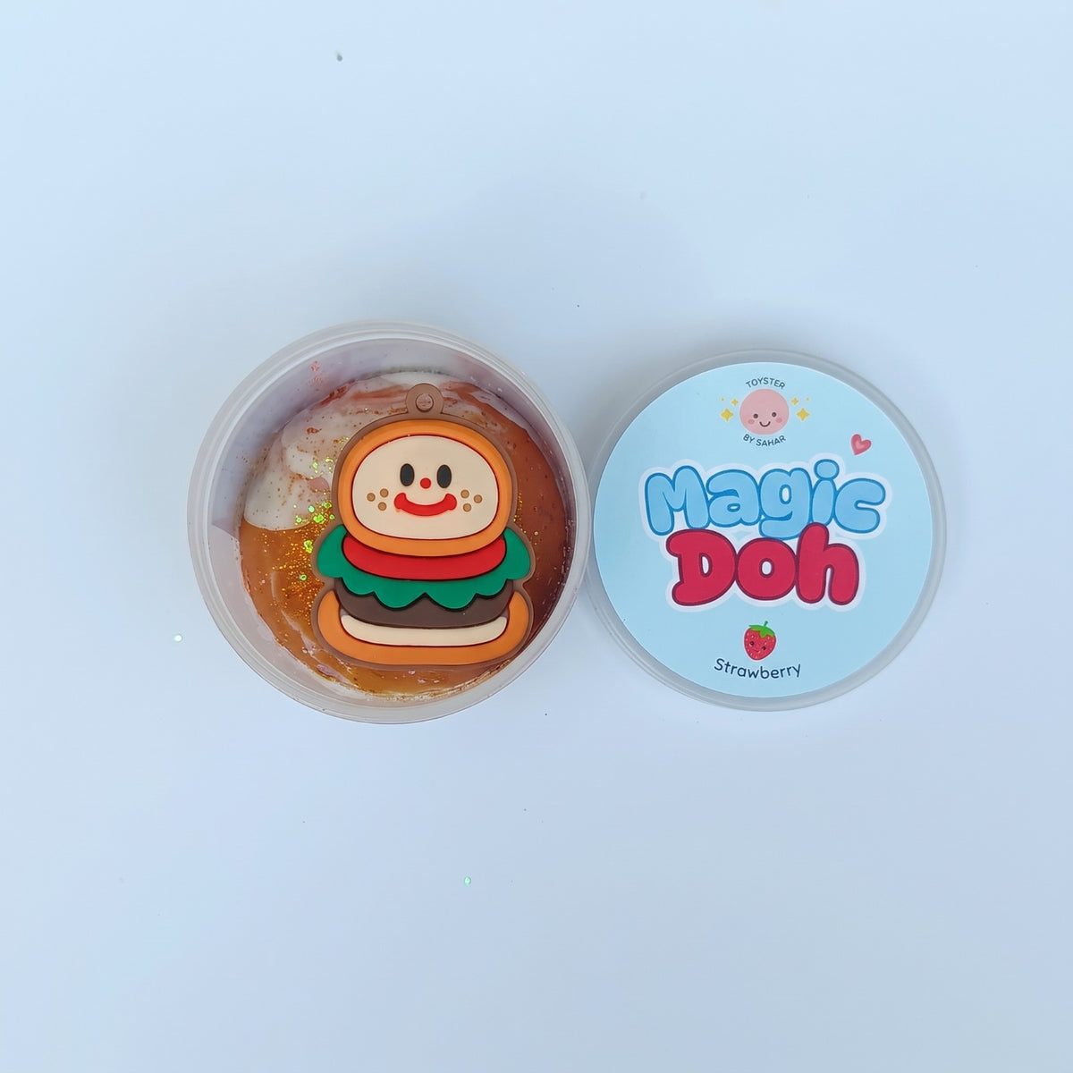 Magic Doh 100g Tubs – 7 Scented Colors + Surprise Toy 🎁