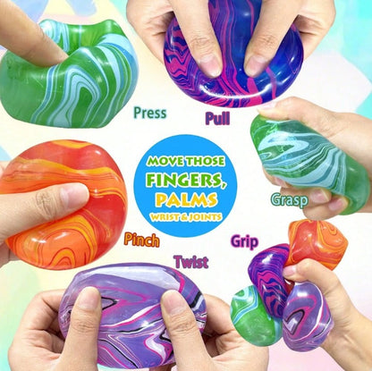 Unique Marble Effect Squishy Toy