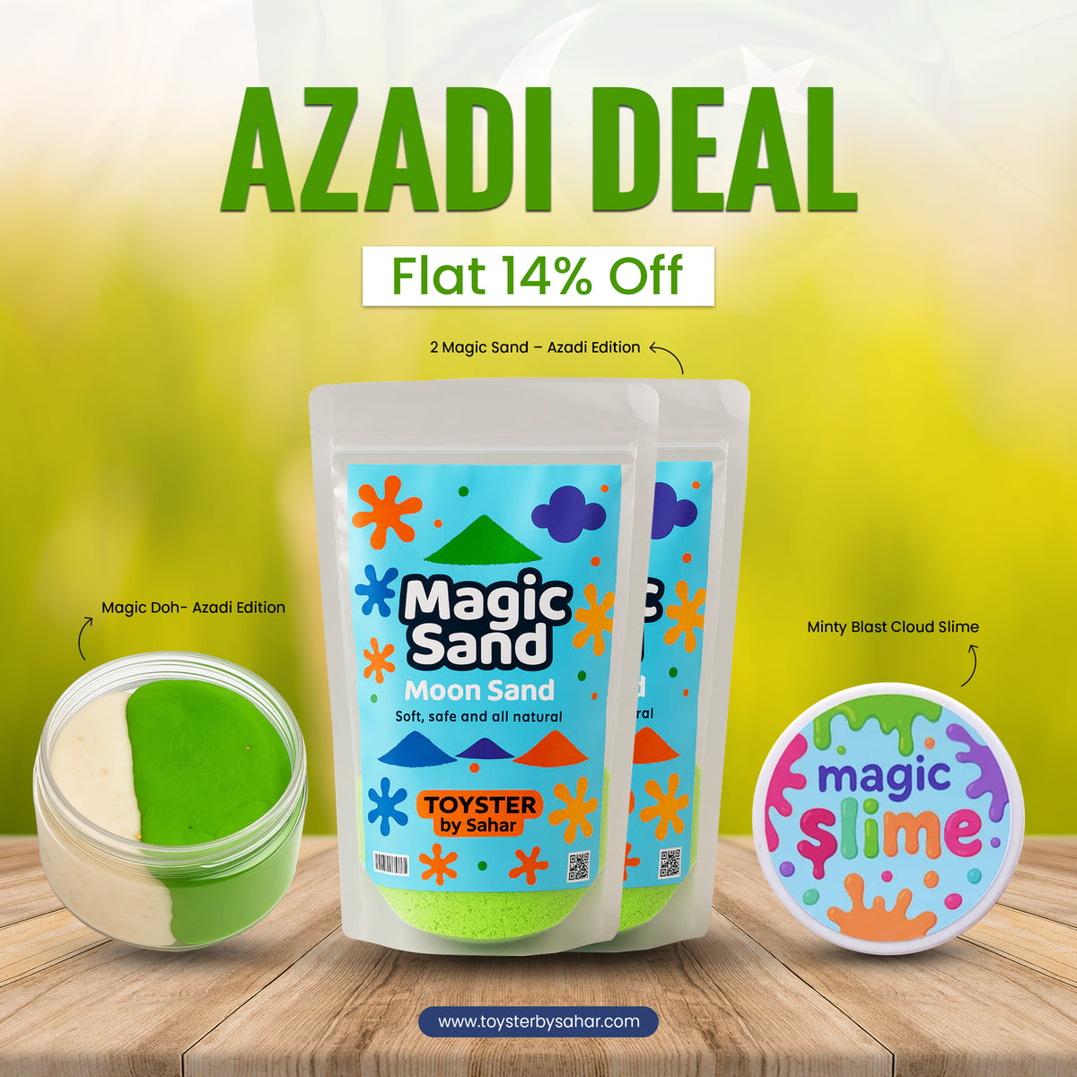 Azadi 4-in-1 Celebration Fun Pack