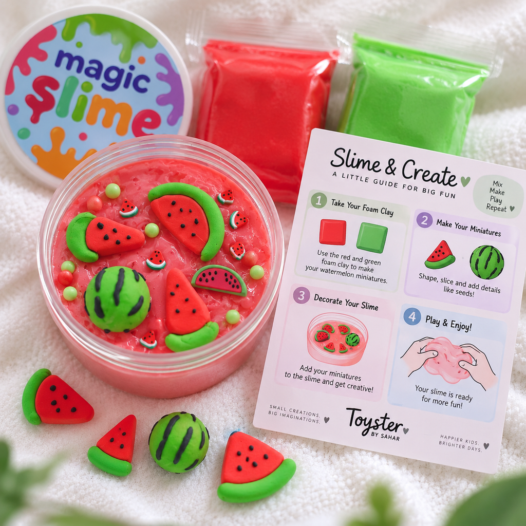 Magic Slime 150g Jars - 6 Sensory Textures