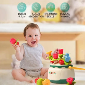 Huanger Flower Nails – Versatile Stacking & Shape Sorting Toy