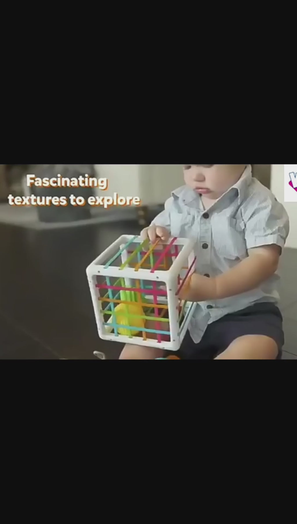 BABY RATTLE - IBI-IRN 2 In 1 Shape Sorting Box