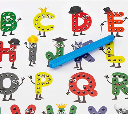 MAGNETIC STEEL BALL DRAWING BOARD