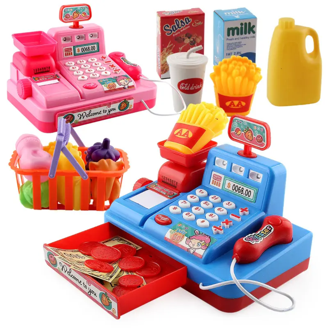 Kids toy cash register