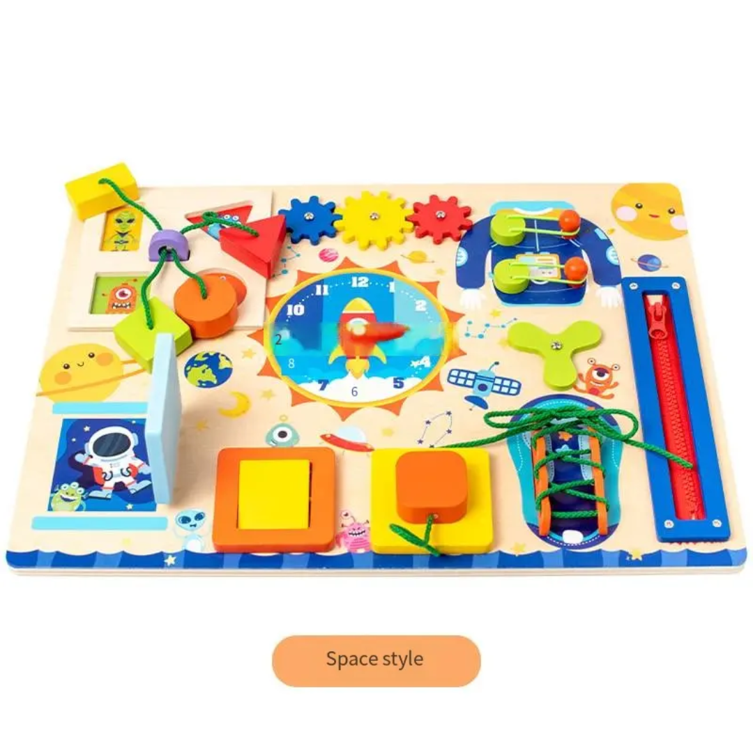 Montessori Busy Board for Toddlers