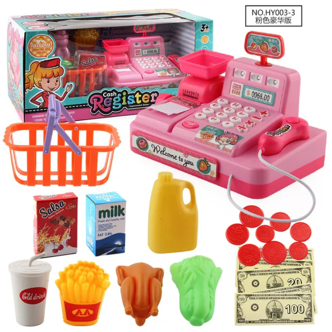Kids toy cash register