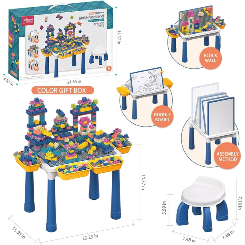 Multi-Functional Block Game Table
