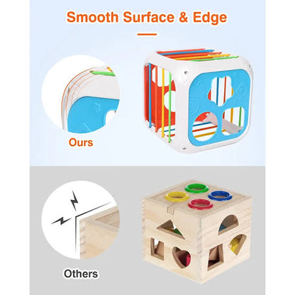 BABY RATTLE - IBI-IRN 2 In 1 Shape Sorting Box
