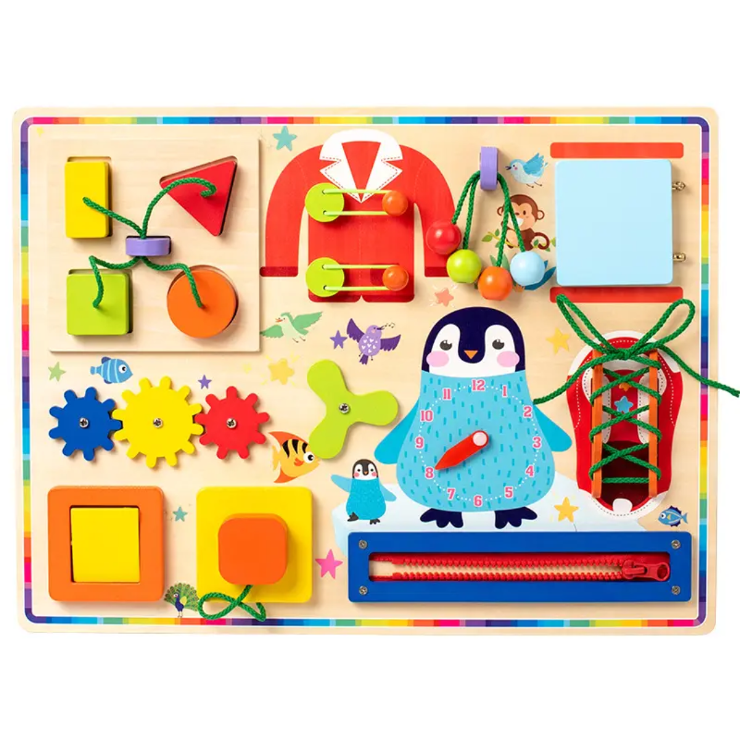 Montessori Busy Board for Toddlers