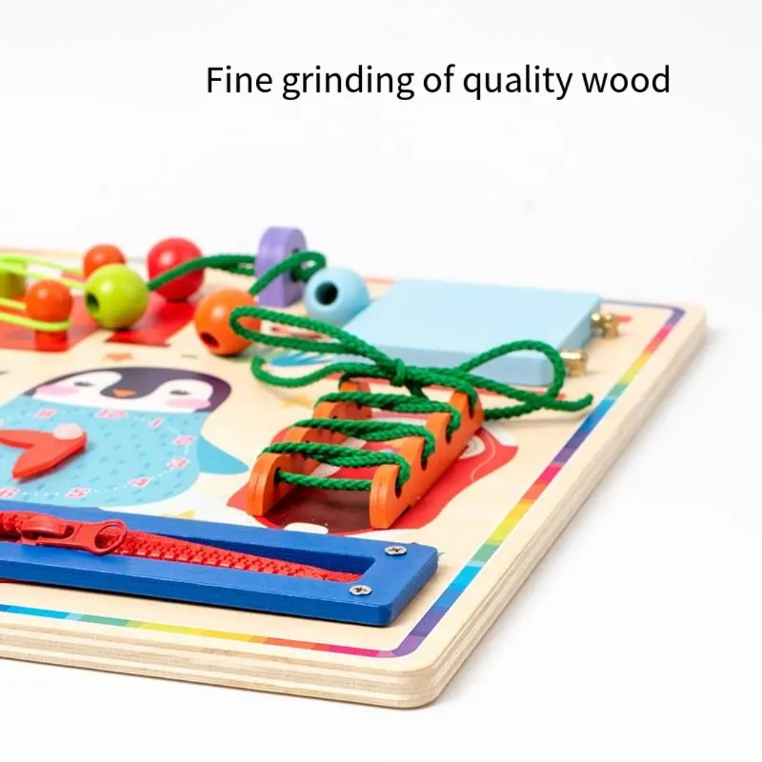 Montessori Busy Board for Toddlers