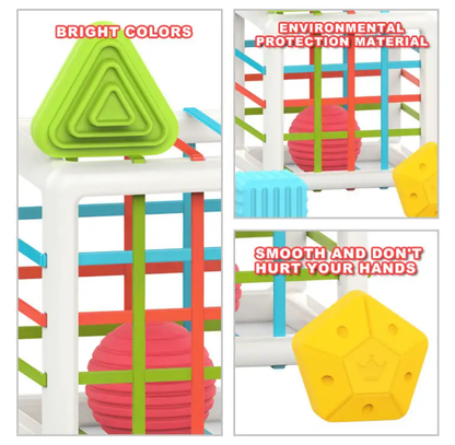 BABY RATTLE - IBI-IRN 2 In 1 Shape Sorting Box