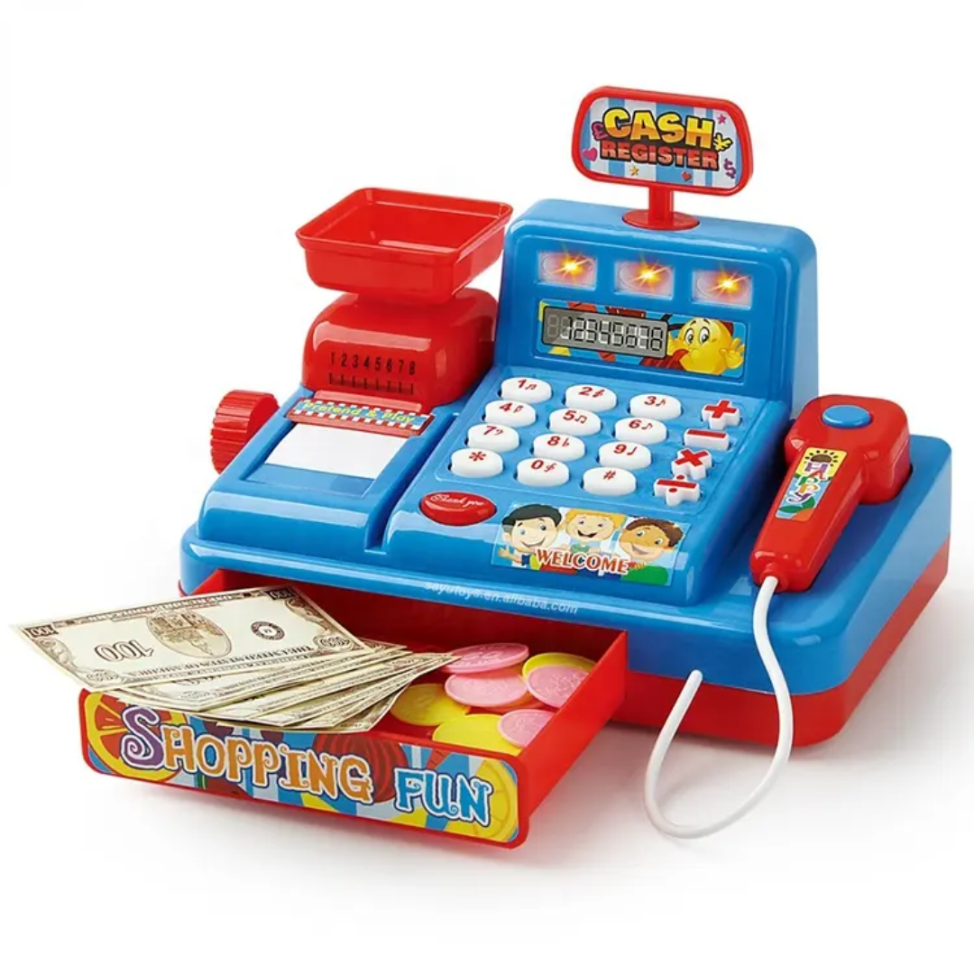Kids toy cash register