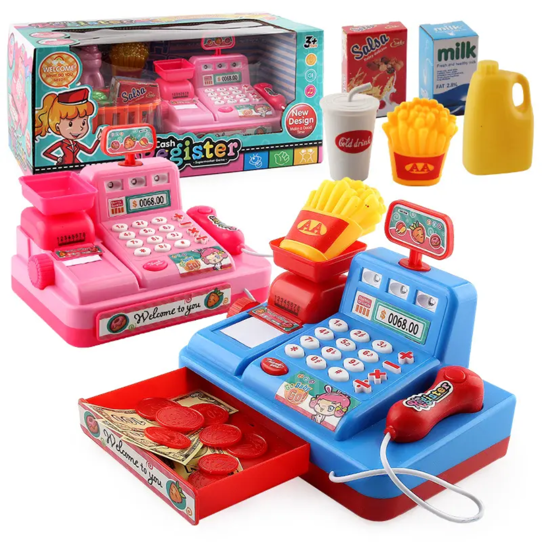 Kids toy cash register