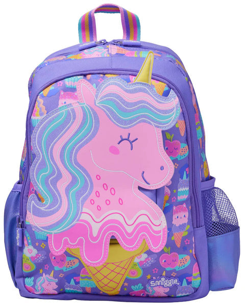 💜🎒 Smiggle Purple Junior Happy Tales Character Backpack ✨🦄