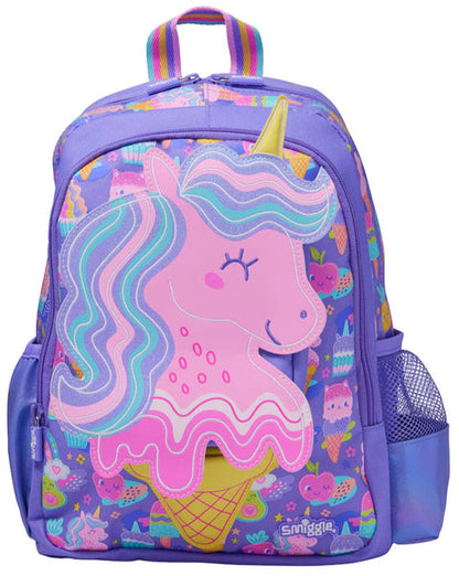 💜🎒 Smiggle Purple Junior Happy Tales Character Backpack ✨🦄