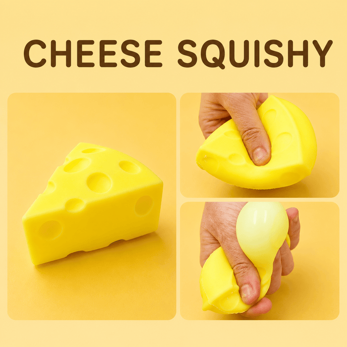 Cheese Squishy – Fun Sensory Fidget Toy!